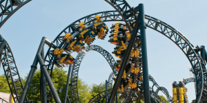 Roller coaster six goliath coasters montanhas lemn sixflags amusement fastest debuts record iradas russas rapide cele tallest